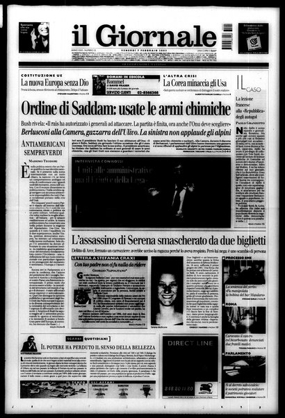 Il giornale : quotidiano del mattino